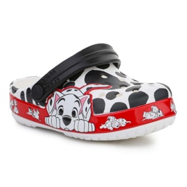 Crocs Fl 101 Dalmatians Copii Sabot T 207485-100 alb negru roșu Crocs Fl 101 Dalmatians Copii Sabot T 207485-100 alb negru roșu