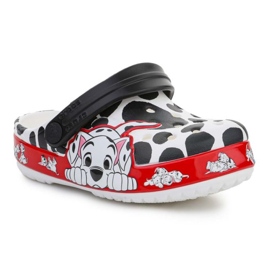 Crocs Fl 101 Dalmatians Copii Sabot T 207485-100 alb negru roșu