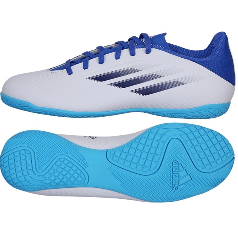 Adidas X Speedflow.4 In M GW7525 ghete de fotbal multicolor alb