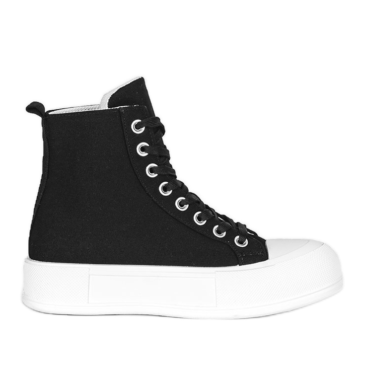 Tenisi negri pe o talpă înaltă Natasha negru