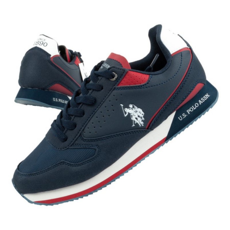 Antrenori US Polo ASSN. M NOBIL003A-DBL-RED05 alb roșu albastru marin