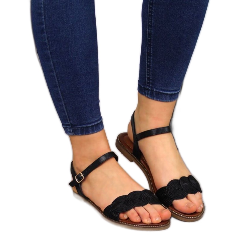 Sandale plate T.Sokolski W SCA37A negre negru