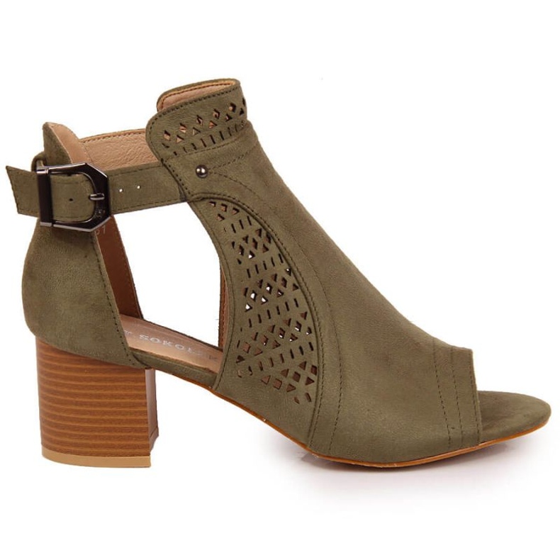 Sandale ajurate T.Sokolski W SCA159B kaki