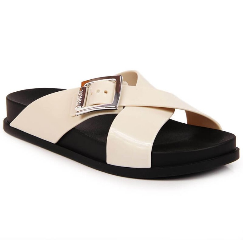 Meliski Zaxy W JJ285057 papuci crem ecru Meliski Zaxy W JJ285057 papuci crem ecru