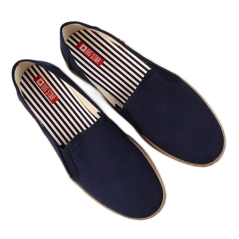 Espadrile de damă slip on bleumarin Big Star FF276036 albastru marin
