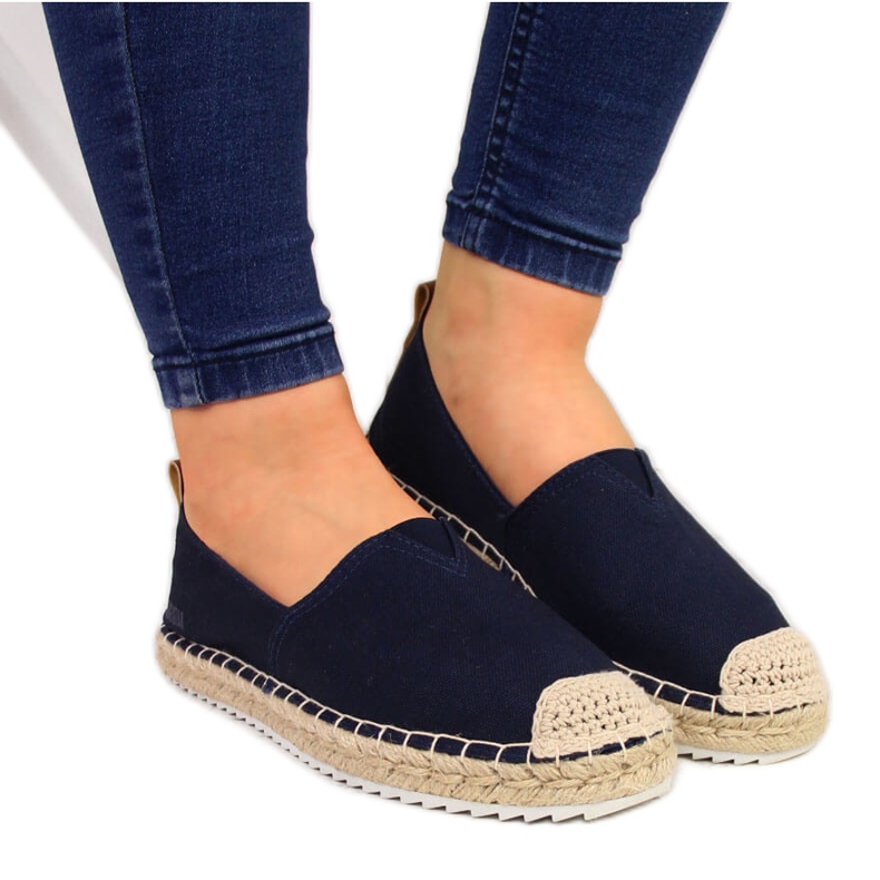 Espadrile de dama bleumarin Big Star HH274500 albastru marin