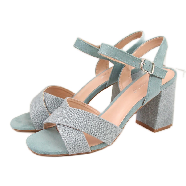 Sandale de dama Vinceza verzi pe post verde