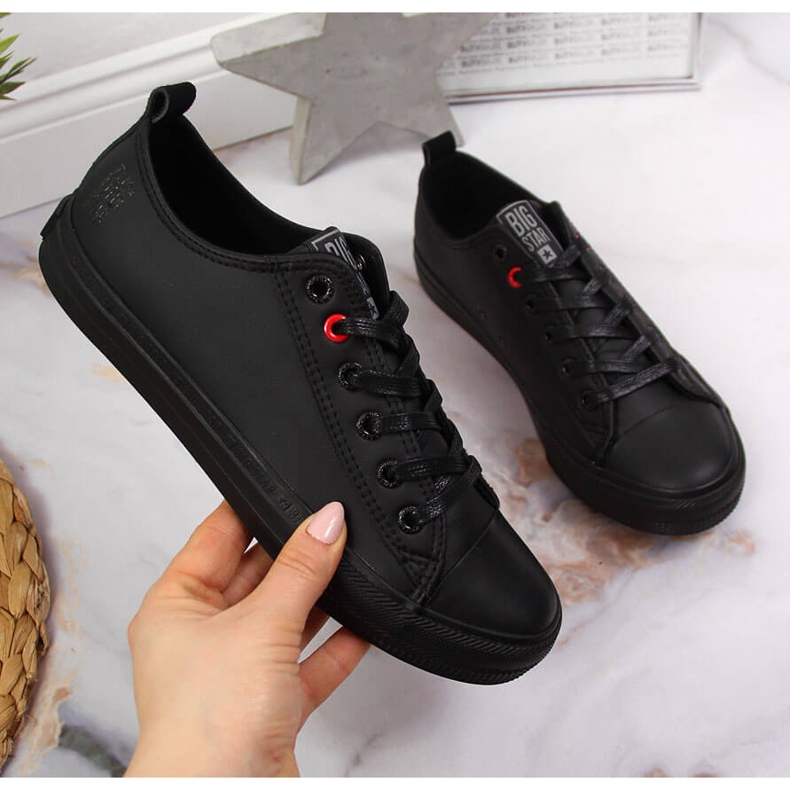 Jos din piele ecologică, neagră, Big Star JJ274006 negru