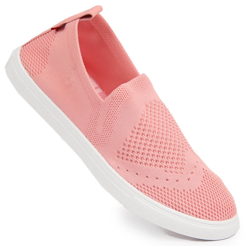 Tenisi slip on dama roz deschis Big Star FF274A606