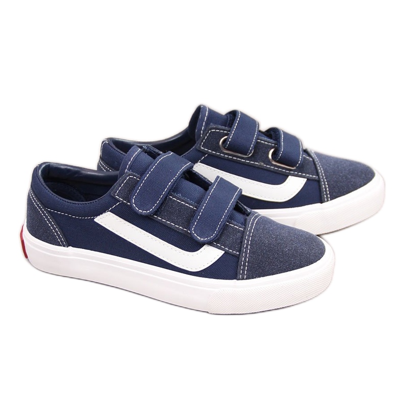Tenisi copii Atletico bleumarin cu velcro albastru Tenisi copii Atletico bleumarin cu velcro albastru