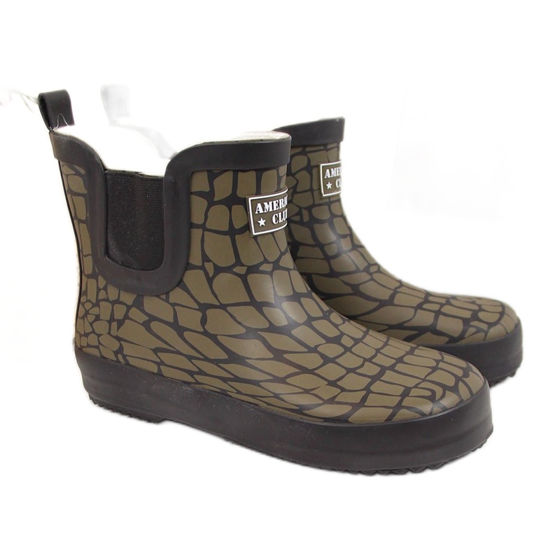 American Club galoșuri pentru copii kaki verde American Club galoșuri pentru copii kaki verde