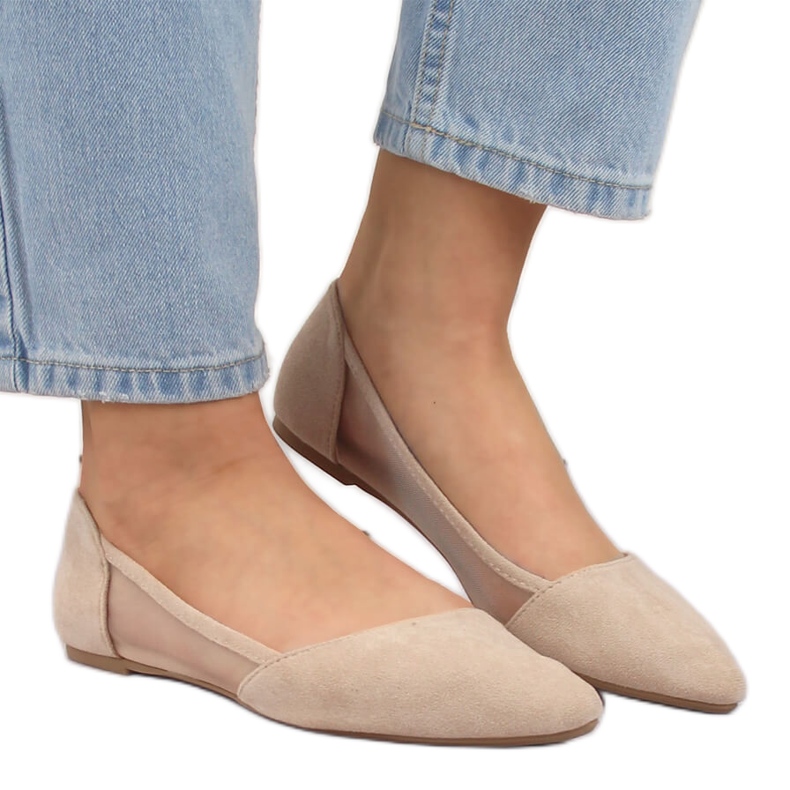 Balerini spitz de damă bej eVento