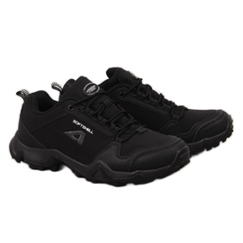 Pantofi de trekking impermeabili American Club pentru bărbați negru Pantofi de trekking impermeabili American Club pentru bărbați negru