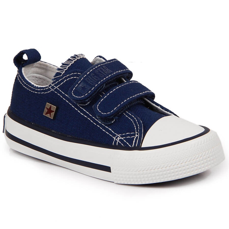 Adidasi copii cu velcro bleumarin Big Star HH374097 albastru marin
