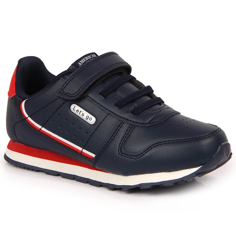 American Club pantofi sport velcro bleumarin pentru copii albastru marin