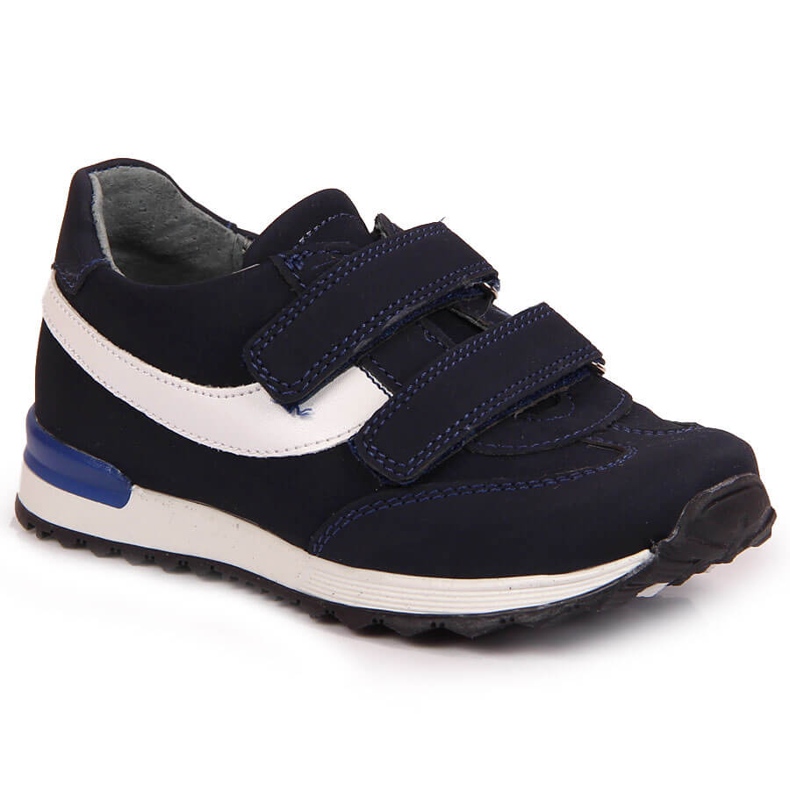 Pantofi băieți cu velcro bleumarin Kornecki 6122 albastru marin