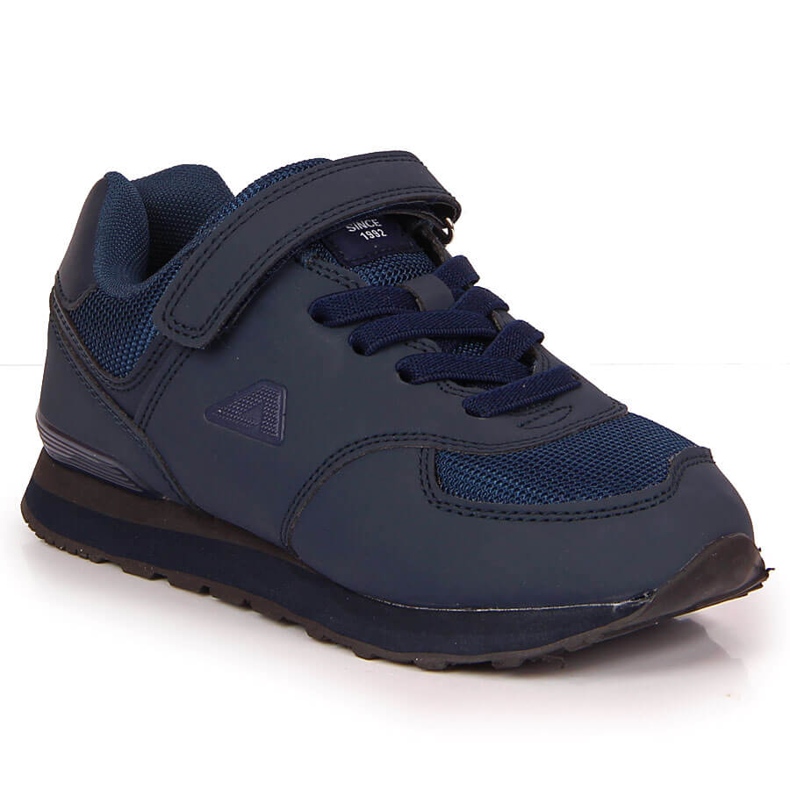 American Club pantofi sport velcro bleumarin pentru copii albastru marin