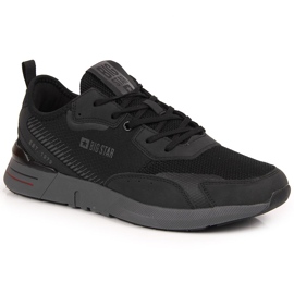 Pantofi casual bărbați Big Star negri JJ174292 negru