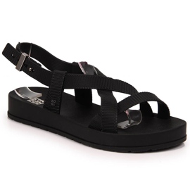 Sandale de damă din cauciuc negre Zaxy Modern Sand Fem 18145 negru Sandale de damă din cauciuc negre Zaxy Modern Sand Fem 18145 negru