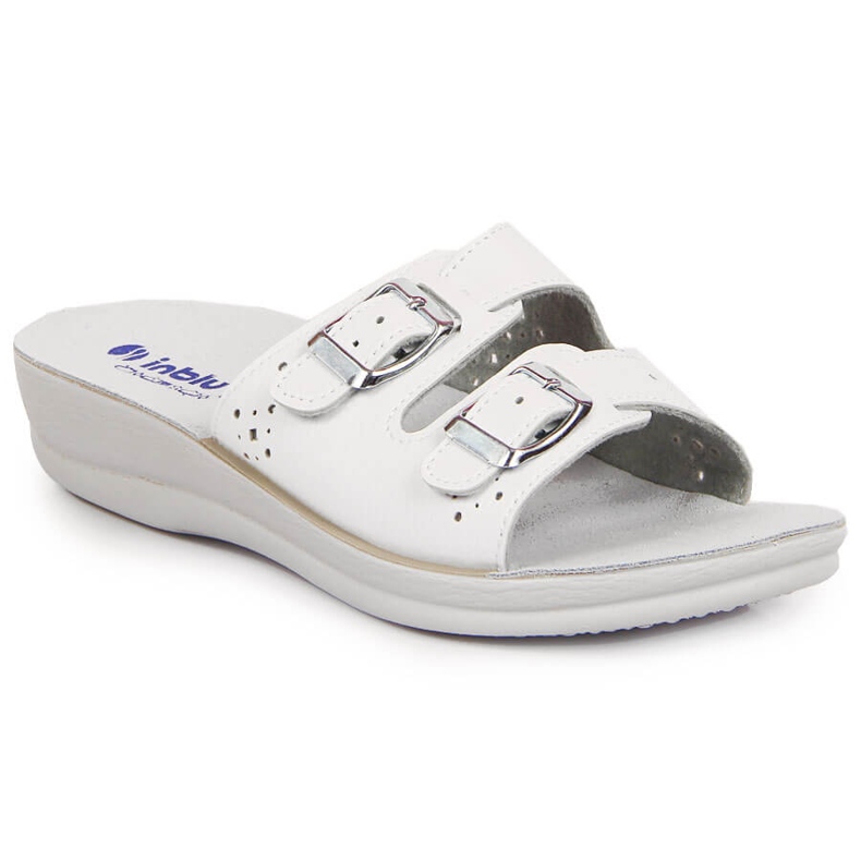 Papuci sanitari albi Inblu pentru femei Papuci sanitari albi Inblu pentru femei