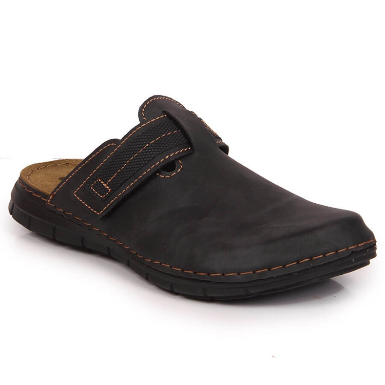 Papuci pentru bărbați negri încorporați Inblu negru