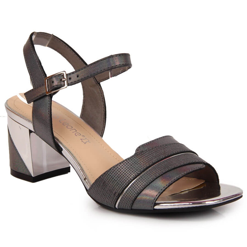 Sandale de dama pe post grafit Sergio Leone multicolor Sandale de dama pe post grafit Sergio Leone multicolor