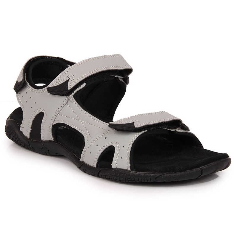 Sandale sport damă American Club gri cu velcro Sandale sport damă American Club gri cu velcro