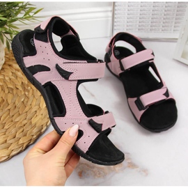 Sandale sport de damă cu Velcro violet American Club Sandale sport de damă cu Velcro violet American Club