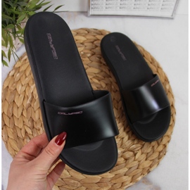 Papuci de piscina pentru femei Calypso negri negru