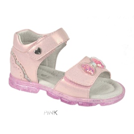 Evento Sandale pentru fete cu un arc 22Z23-4780 roz Evento Sandale pentru fete cu un arc 22Z23-4780 roz