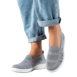 W. Potocki Slipony Potocki confortabil gri W. Potocki Slipony Potocki confortabil gri