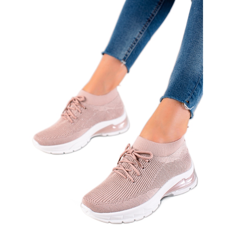 W. Potocki Pantofi Sport Cu Brocart Potocki roz W. Potocki Pantofi Sport Cu Brocart Potocki roz