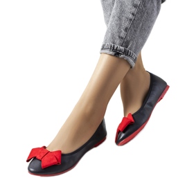 Balerini negri cu fundita Kasslin negru Balerini negri cu fundita Kasslin negru