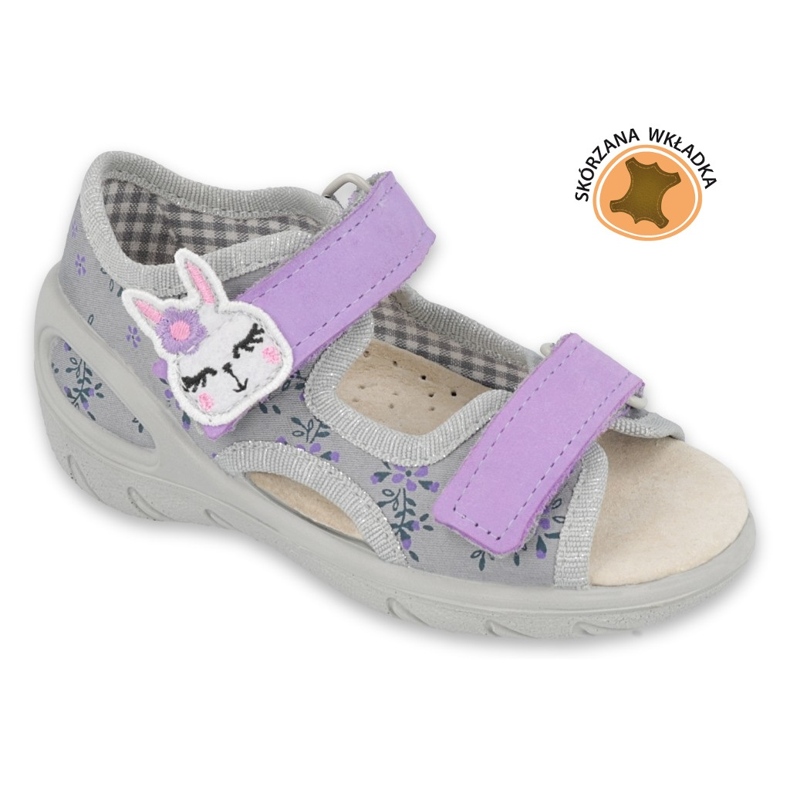 Pantofi pentru copii Befado pu 065P150 violet gri