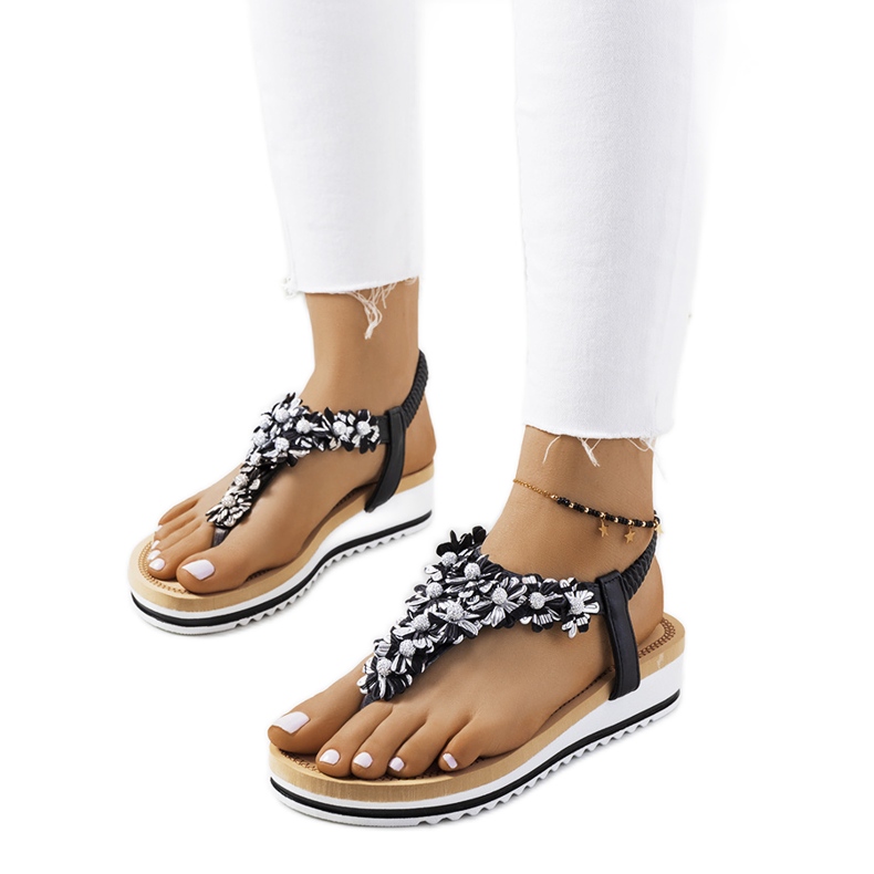 Sandale negre de dama Tove negru