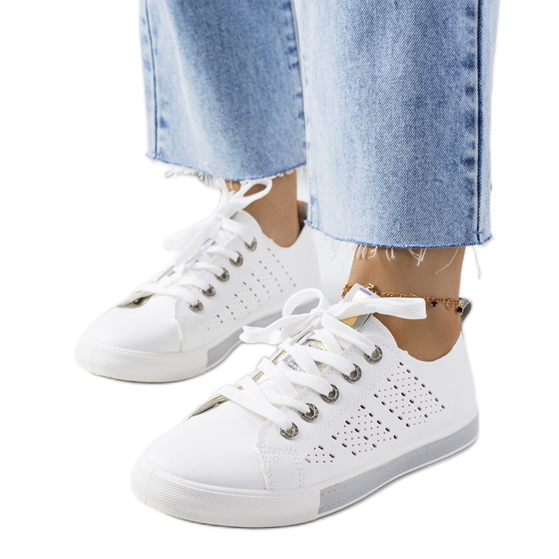 Tenisi dama albi si gri Impi