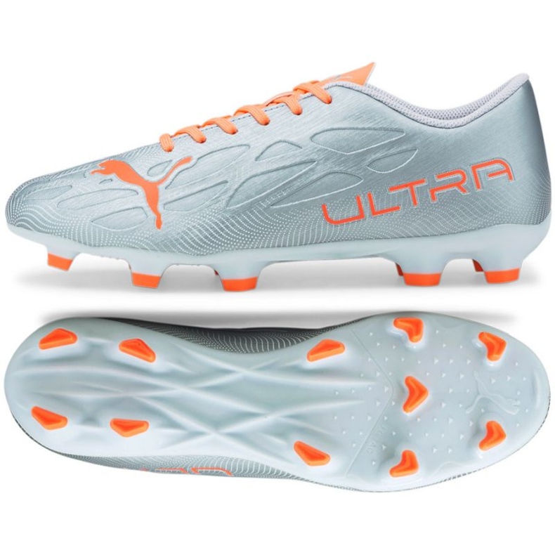 Ghete de fotbal Puma Ultra 4.4 FG / AG M 106700 01 gri argint Ghete de fotbal Puma Ultra 4.4 FG / AG M 106700 01 gri argint