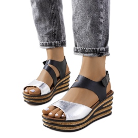 Espadrile argintii pe pane Burley Espadrile argintii pe pane Burley
