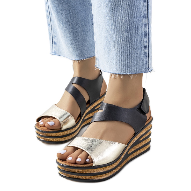 Espadrile aurii pe pane Burley de aur Espadrile aurii pe pane Burley de aur