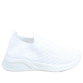 Agua White șosete pantofi sport alb