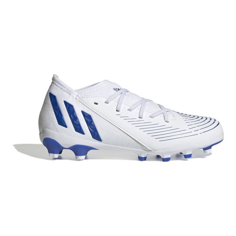 Ghete de fotbal Adidas Predator Edge.3 Mg Jr GZ2893 alb alb