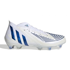 Ghete de fotbal Adidas Predator Edge.1 Fg M H02931 alb alb