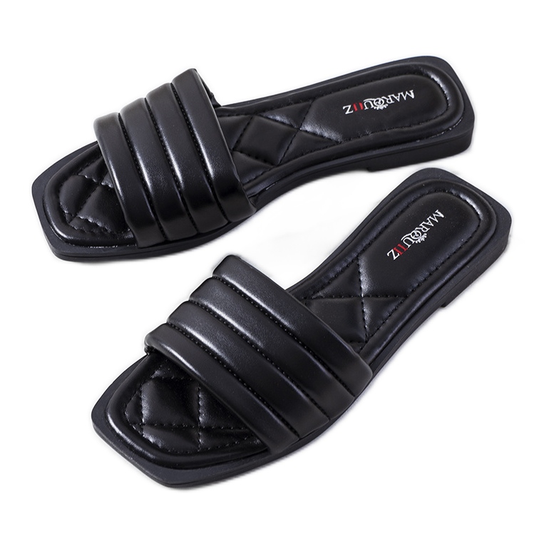 Papuci negri de damă Keulen negru Papuci negri de damă Keulen negru