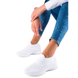 Pantofi sport de alunecare alb Pantofi sport de alunecare alb