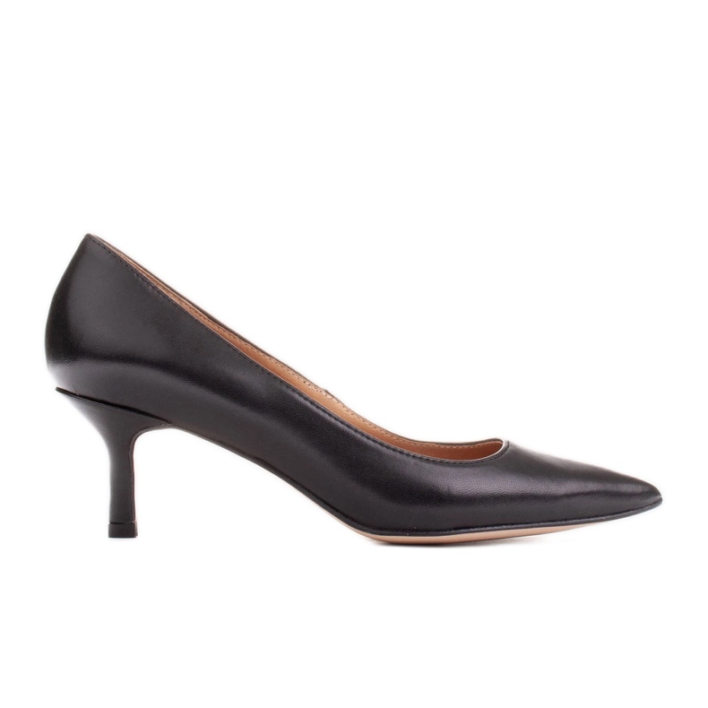 Marco Shoes Stiletto eleganti cu toc mai jos negru Marco Shoes Stiletto eleganti cu toc mai jos negru