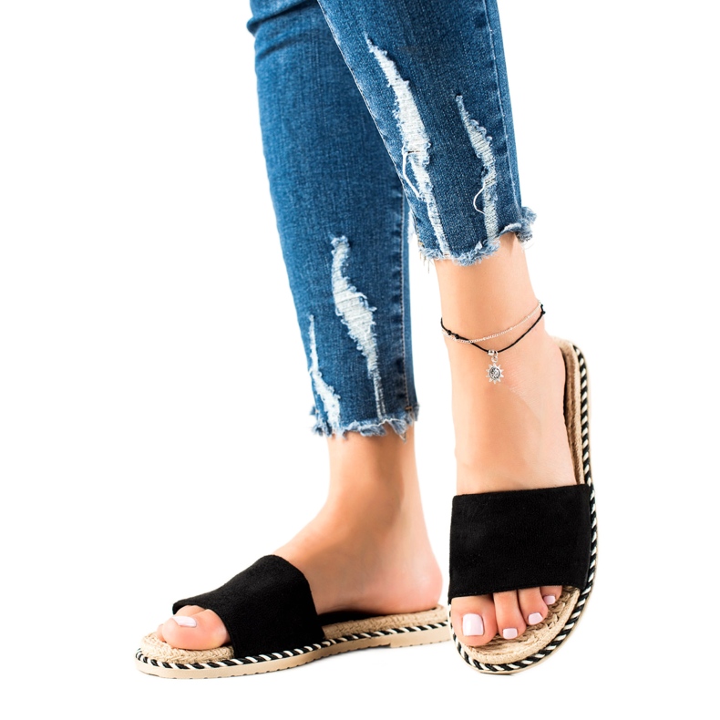 Cm Paris Papuci negri casual negru