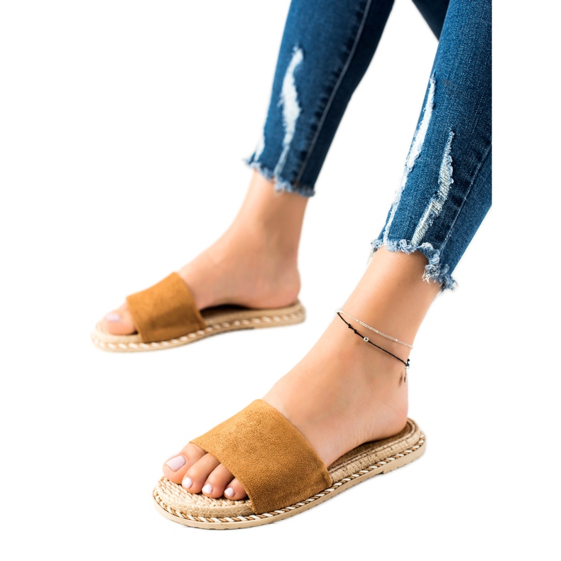 Cm Paris Papuci casual bej maro