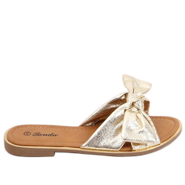 Papuci de dama Lirio Gold de aur