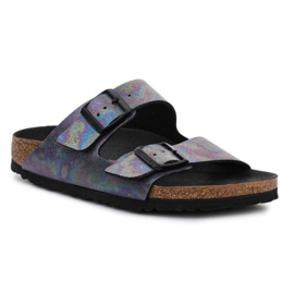 Birkenstock Arizona W 1021251 Negru irisat violet albastru multicolor