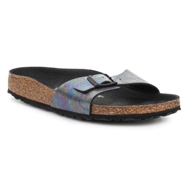 Birkenstock Madrid W 1021353 Negru Irizant violet albastru multicolor